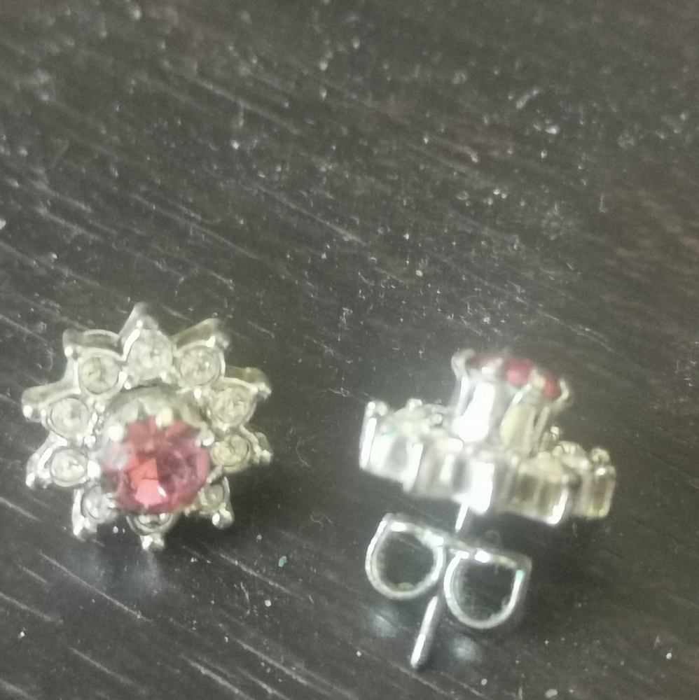 Diamond Ruby Earrings